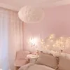 Estilo de la princesa coreana Ventana de lantura blanca Cortinas sobrecompañadas para la sala de estar Chicas Ropa de cama Drapes Cotinas Para Sala Decorativo