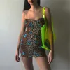 Sommer Kleid Frauen Spaghetti-bügel-sleeveless Sexy Leopard Print Schmetterling Drucken Bodycon Dresss Party Kleid Vestidos Robe