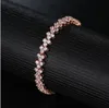 Delicate Womens Brass Cz Tennis Bracelet Jewelry Cubic Zirconia Diamond Bracelet Charms Your Fashion Your Style Nickle 3717321