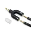 3.5mm Splitter Stereo Plug U-shape Audio Mic & Headphone Earphone Splitter Adapters for Smartphone MP3 MP4 Player