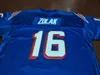 Uf Chen37 Custom Men Youth women Vintage Scott Zolak #16 Team Issued 1990 Football Jersey size s-5XL or custom any name or number jersey