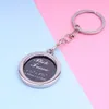 Foto Frame Par Nyckelkedja Kreativ Personlighet Foto Key Ring Love Key Chain Commemorative Small Present