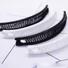 New Hair Claws Clip Fish Shape Banana Barrettes Black White Hairpins Hair Accessories For Women Clamp