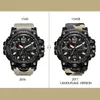 2020 Smael Luxury Orange Camuflage Watches Watche Watch Smael Brand Watch Digital LED Na rękę Sport 1545b Męskie Watch224B