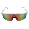 Óculos de sol de luxo Razoroblades Mirror Sunglasses Sun Frame Branco Red Mercury Lens O Eyewear Sun Glasses2287