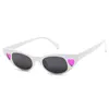 New Premium Moda Retro Coração Sunglasses Mulheres Amor Retro Cat Eye Sunglasses Mulheres Preto Branco Óculos Amantes Amor Óculos De Sol Enviar Caixa