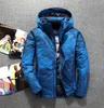 Nieuwe Hooded Heren Witte Duck Down Jacket Zwart Blauw Camouflage Thicken Waterdicht Winddicht Warm Winter Down Jas Mannelijke Bovenkleding T190912