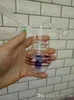 Mini and color glass kettle Glass bongs Oil Burner Glass Water Pipes Oil Rigs Smoking Free