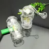 Glass Pipes Smoking Manufacture Hand-blown hookah Classic Hot Selling Four sided Skeleton Glass Water Smoke Bottle