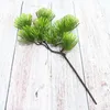 Fake Cypress (2 stems/piece) 15.35" Lengt Simulation Christmas Pine Needle Wedding Home Showcase Decorative Artificial Plants