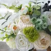 Pioen Hortensia Bruidsboeket Bruidsboeketten Bruid Meisje Bloemen Home Party Decoratie Nep Tafel Bloem Multi kleur