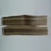 40pcs Tape In Remy Human Hair Extensions Double Drawn Hair Straight Invisible Skin Weft PU Tape On Hair Extensions 200G