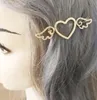 Metalen Haar Clips Cupido Wings Haar Sieraden Zoete Barrettes Haarspelden Dames Meisjes Hoofddeksels 6,8 CM Goud Zilverachtig