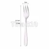 Stainless steel fruit fork dessert cake fork 8 color kitchen dining room furniture general purpose cooking utensils dessert fork T3I5340