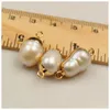 Perle d'eau douce naturelle originale de forme écologique, perle baroque plaquée de cuivre, bijoux à bricoler soi-même, boucles d'oreilles, bracelet, accessoires JA0156793053
