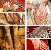 Henna Tatuaż Wklej Tube Cone Body Art Paint Makeup DIY Rysunek Indian Henna Tatuaż Wklej Cone Wodoodporny Czarny Lub Brown