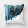 Ny abstrakt oljemålning Kudde täcker nordisk stil kudde täcker dekorativ soffa kast kuddar julkudde 18 "