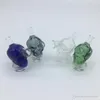 Neueste Schädel-Kopf-Knochen-Glas-Pyrex-Pfeife, innovatives Design, leicht zu reinigen, tragbar, hochwertiger Shisha-Shisha-Filter, DHL-frei