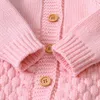 Pagliaccetti per bebè lavorato a maglia a maniche lunghe in maglia neonato Bebes ragazzi ragazze tute tutina autunno inverno bambini tuta abbigliamento1