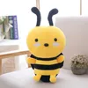 Lindos juguetes de peluche de muñeca de abeja, animal de peluche de 20-80 cm, adorno de almohada para bodas, regalos de cumpleaños para niños de fiesta de Navidad, decoración del hogar