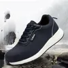 Mężczyźni Stalowa Toe Work Bezpieczeństwo Buty Lekki Oddychający Anti Static Reflectled Casual Construction Lightweight Oddychający Mężczyźni Buty Bezpieczeństwa