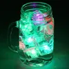 Flash Ice Cube Vattenaktiverad Flash LED Light satt i vattendryck Flash automatiskt för Party Wedding Bars Jul