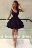A Line Short Cocktail Graduation Dresses Sexy V Neck Formal Evening Party Cocktail Gowns For Teens Uk Vintage Summer party dresses GD7811