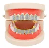 Hip Hop Iced Out CZ Mund Zähne Grillz Caps Oben Unten Grill Set Männer Frauen Vampire Grills Schmuck Geschenke 7437698