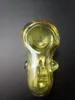 Newest Colorful Pyrex Glass Mini Bong Hand Pipe Smoking Tube Monster Shape Portable Innovative Design Holder High Quality Handmade Handpipe