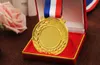 Nieuwe mode goud zilver brons medailles aangepaste metalen medailles matchen championship sport atletische medailles 65mm diameter