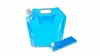 sacos de água New 5L Outdoor Folding dobrável Drinking Water Bag Car portador de água recipiente para Outdoor Camping Caminhadas Picnic 100pcs 4893