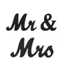 Signe en bois Mr et Mrs, décoration de Mariage pour décoration de Table en cœur, ensemble de lettres Mr Mrs, décoration de Mariage