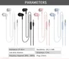 Écouteurs mobiles filaires S01 avec une forte basse de haute qualité adaptée au smartphone de chat en ligne appelle câblée dans un sac de couleur avec dia9046218