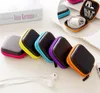 New Headphone Case PU Leather Earbuds Pouch Mini Zipper Earphone box Protective USB Cable Organizer Fidget Spinner Storage Bags