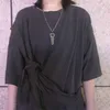 펑크 매력 전기 톱 펜던트 목걸이 여성 남성 유행 실버 체인 쇄골 체인 목걸이 성명 쥬얼리 1 PC