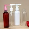 100ml Container With Cosmetics Empty Refillable Bottles Cream Pump Pressed Spray Body Wash Skin Care Shampoo Lotion bottle KKA7740