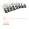 False Eyelashes Magnetic Natural 3 Magnets Set Natural Long Wearing Without Glue Long Lasting Multiple Magnetic Eyelashes