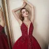 Stunning Ball Gown Prom Dress Dark Red/Royal Blue/Black Evening Dresses Spaghetti Zipper Back Floor Length Prom Gowns