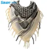 Magiska halsdukar 100% bomull arabisk taktisk öken förtjockad scarf wrap för kvinnor och män 43 "x43"