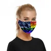 디자이너 마스크 패션 재사용 가능한 얼굴 마스크 두개골 플래그 디지털 인쇄 마스크 야외 스포츠 안티 먼지 스모그 PM2.5 방풍 마스크