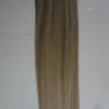 Brazilian Virgin Hair Nano Anel Cabelo 100% Remy Extensões do Cabelo Humano 1G / S 10 "12 '16" 18 "20" 22 "24" Loira Europeia Micro Beads 100 peças