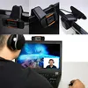 USB Bilgisayar Web Kamera Ile Mikrofon 1080 P 2.0 HD Webcam Kamera 30 derece PC Skype Laptop için Dönebilen Video Kayıt Webcam