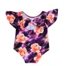 Zeemeermin meisjes bikini kids badmode ins one-pieces zwem rompertjes 3D-ster badpakken dier gedrukte badpakken zomer casual beachwear A5567