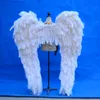 qualidade Hight Avestruz Luxurious Pena do anjo asas asas de fada casamento branco bonito grande evento deco adereços frete grátis