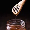 Cucchiai per miele in legno Manico lungo Servitore per miele Agitatori per caffè Bastone per miscelazione in legno Cucchiaio per agitazione Cucchiai per posate da cucina