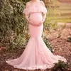 Maternity Dresses For Po Shoot Maternity Pography Props Pregnancy Off Shoulder Ruffles Maxi Dresses Gown Pregnant Clothes7220907