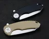 2 Handle Colors Ball Bearing Fast Open Flipper Folding Knife D2 Stone Wash Blade G10 Handle EDC Pocket Knives