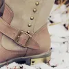 Hot venda- Casual Calçados Femininos 2019 Primavera Outono seção de espessura de alta topo de Botas Mulheres Tendência confortável macio ao ar livre Mulheres Sapatinho