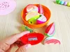 Novelty Fruit Plastic Pencil Sharpener Pencil Cutter Kniv Koreanska Stationery School Supplies Papelaria GB1111