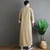 Men Ancient hanfu Costume Classic male Cheongsam Chinese Style Long Robe traditional tang suit Gown Film TV Stage wear